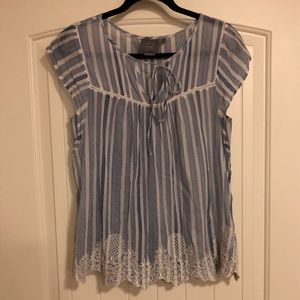 Vanessa Virginia light, flowy top.